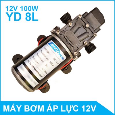 Máy bơm nước mini áp lực SmartPumps 12V 100W 8L