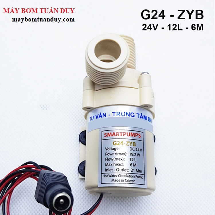 Máy bơm nước nóng mini SmartPumps G24-ZYB 24V 12L